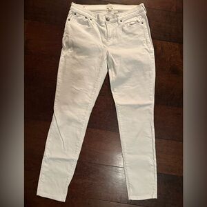 J.crew stretch Classic White Women's Jeans